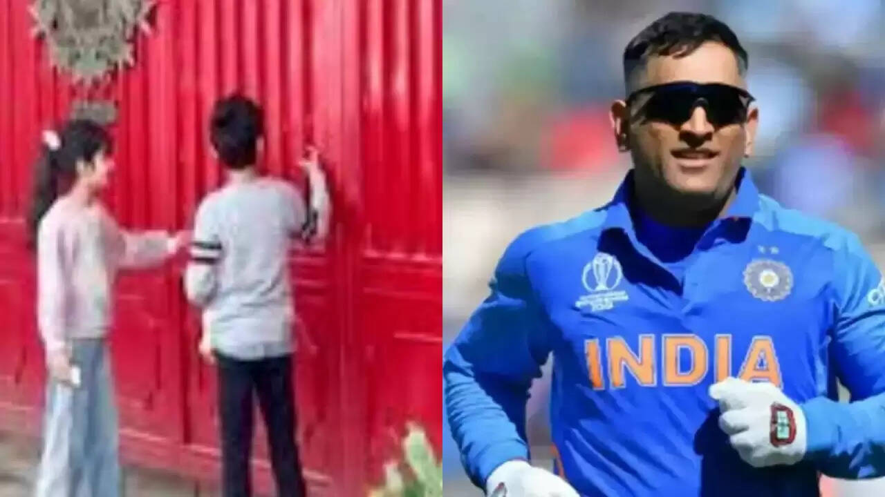 बाबुल सुप्रियो के बच्चों की धोनी से मिलने की मासूम कोशिश का वीडियो हुआ वायरल