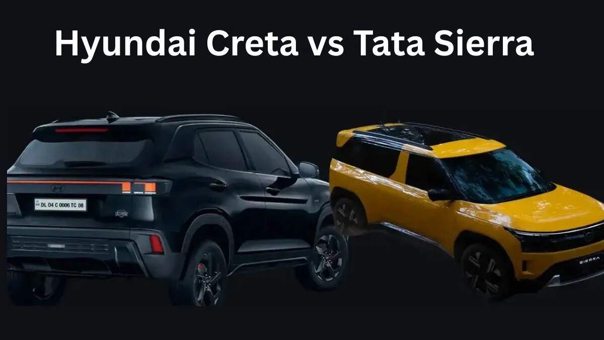 Tata Sierra बनाम Hyundai Creta: कौन बनेगा सेगमेंट का बादशाह?