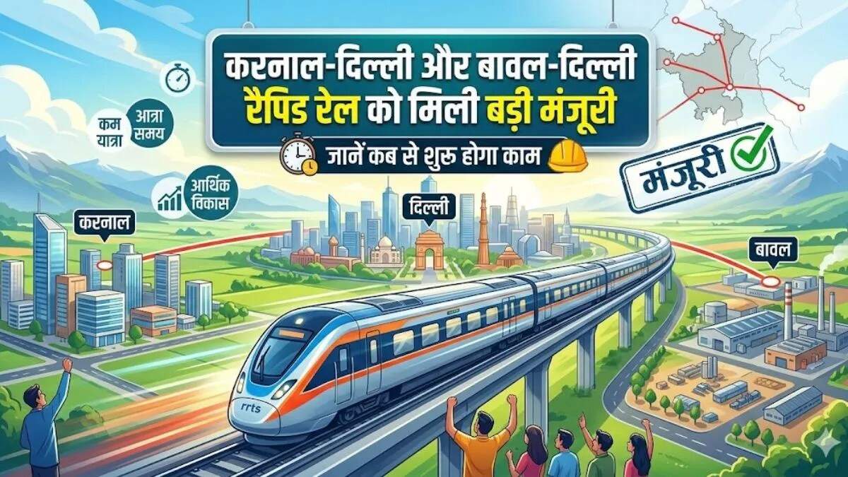 नमो भारत ट्रेन: करनाल से दिल्ली का सफर अब होगा आसान