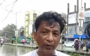 उड़ीसा के बालासोर में भारी बारिश से जनजीवन प्रभावित