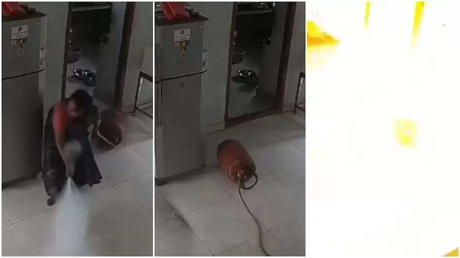 गैस लीक का खतरनाक वीडियो सोशल मीडिया पर वायरल