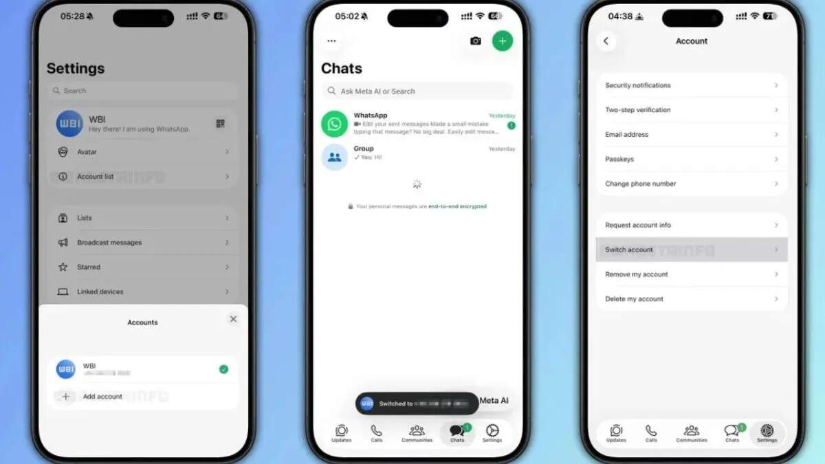 WhatsApp का नया मल्टी अकाउंट फीचर: एक ही फोन में कई अकाउंट चलाने की सुविधा