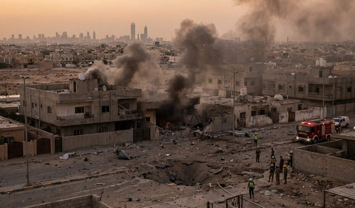 ईरान का अमेरिका और इज़राइल पर जवाबी हमला: मिसाइलों से कई ठिकानों को निशाना बनाया