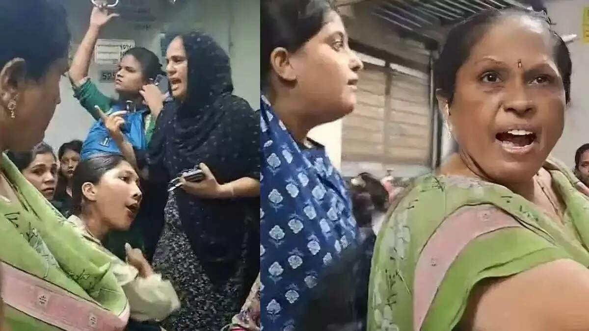 मुंबई लोकल ट्रेन में महिलाओं के बीच हिंदी-मराठी विवाद