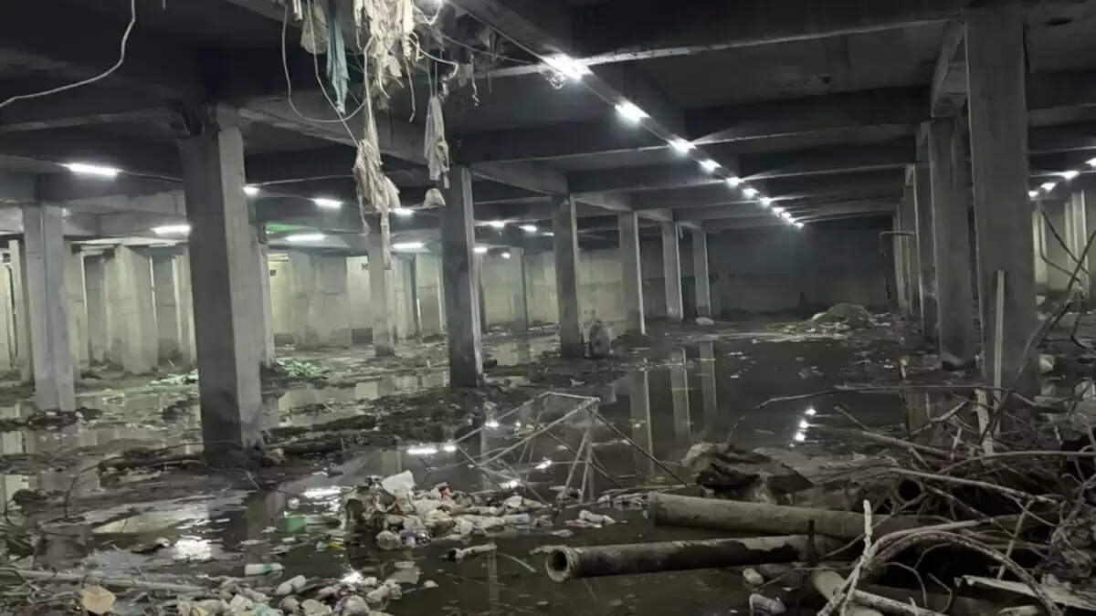 ग्रेटर नोएडा में सोसायटी के बेसमेंट में पानी जमा, डेंगू का खतरा बढ़ा