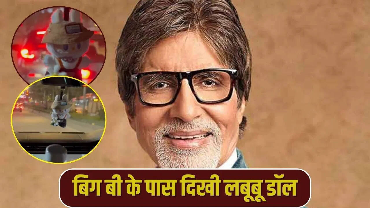 बॉलीवुड के महानायक अमिताभ बच्चन बने लबूबू गुड़िया के दीवाने