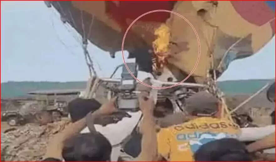मंदसौर में हॉट एयर बैलून हादसा: मुख्यमंत्री मोहन यादव सुरक्षित