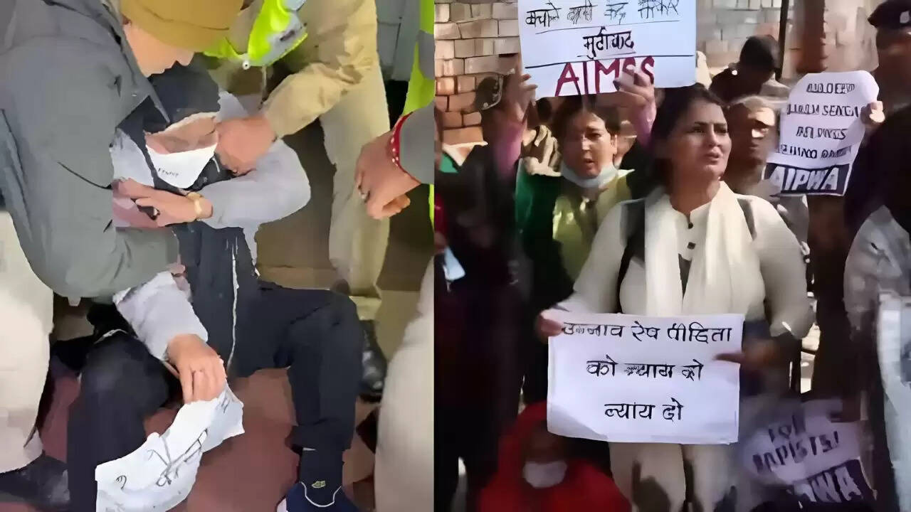 उन्नाव रेप पीड़िता का जंतर मंतर पर प्रदर्शन, पुलिस ने बढ़ाई सुरक्षा