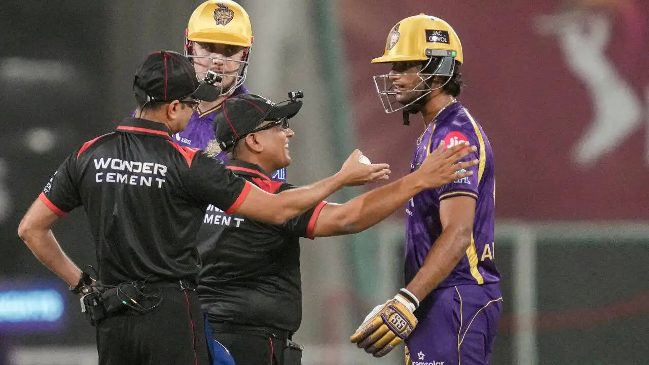 IPL 2026: रघुवंशी पर लगा जुर्माना, विवादित आउट होने की घटना