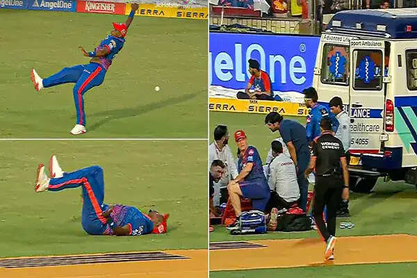दिल्ली कैपिटल्स के लुंगी एनगिडी को IPL में गंभीर चोट, अस्पताल ले जाया गया