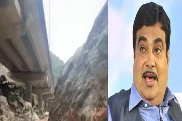 गडकरी का गुस्सा: हिमाचल में 3500 करोड़ का फोरलेन टूटने पर इंजीनियरों को ठहराया दोषी