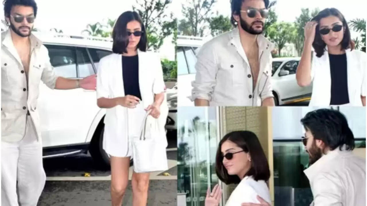 तारा सुतारिया और वीर पहारिया की नई प्रेम कहानी: मुंबई एयरपोर्ट पर पहली बार साथ नजर आए