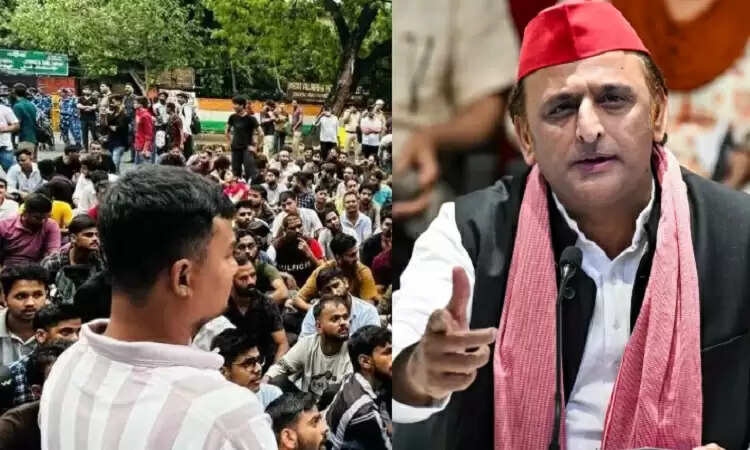 अखिलेश यादव का SSC परीक्षार्थियों के समर्थन में बयान, सरकार पर उठाए सवाल