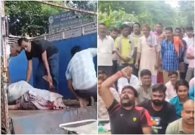 वैशाली में राजद नेता की हत्या, स्थानीय लोगों का विरोध प्रदर्शन