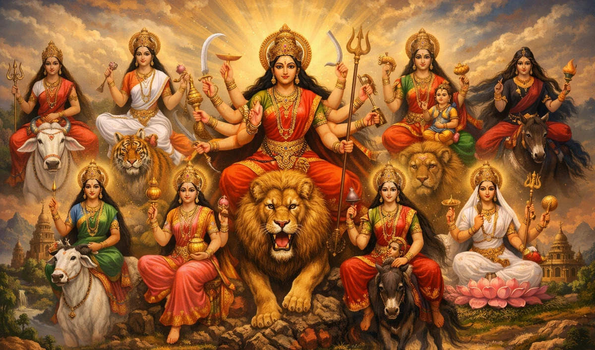 चैत्र नवरात्रि 2026: देवी की पूजा के लिए रंगों का महत्व