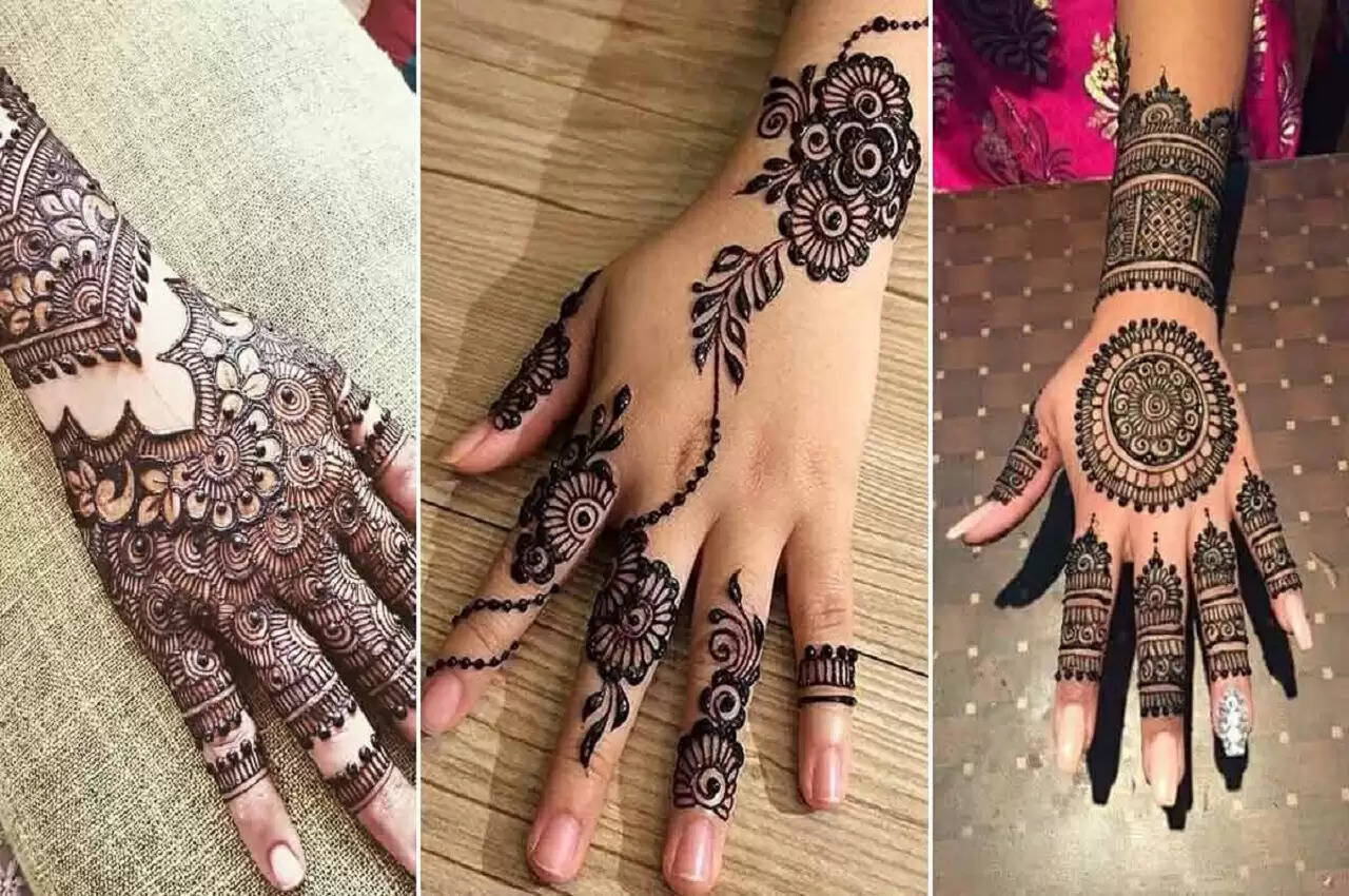 नवरात्रि के लिए बेहतरीन मेहंदी डिज़ाइन: अपने हाथों को सजाएं