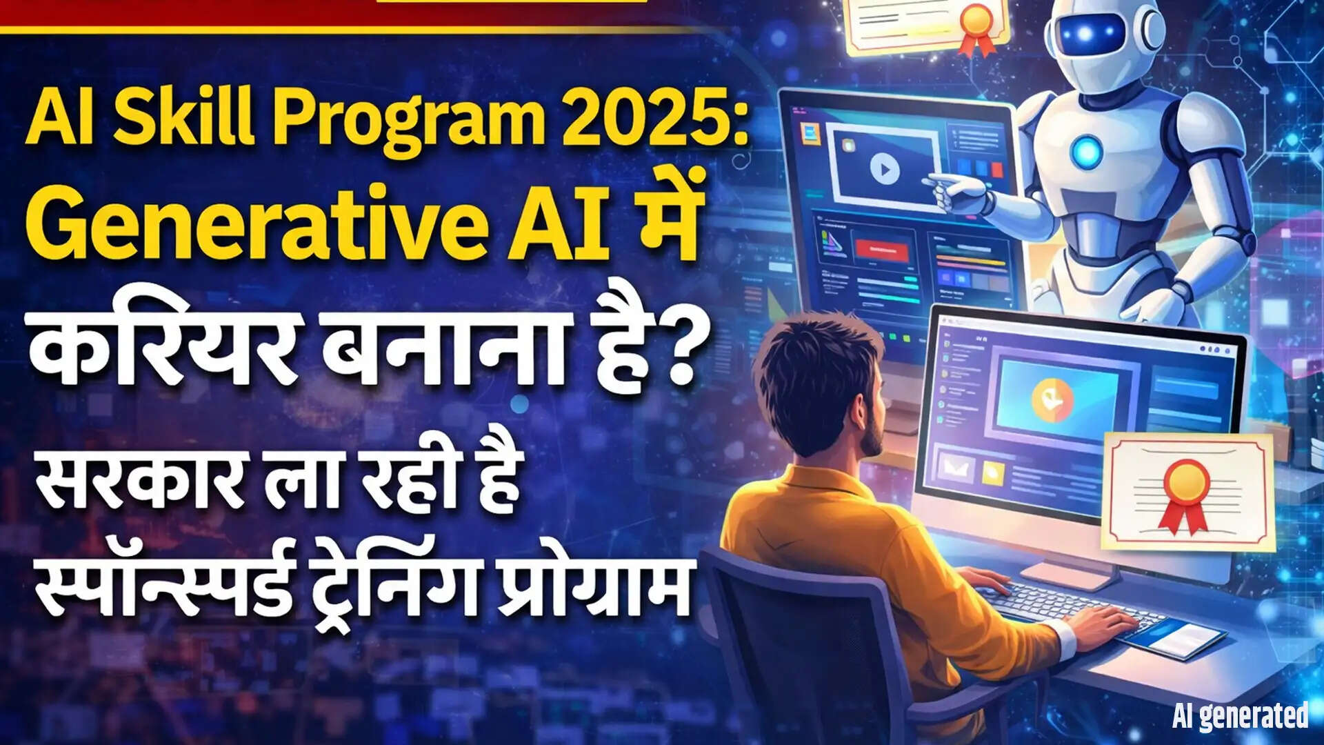 भारत सरकार का AI स्किल प्रोग्राम 2025: मीडिया क्षेत्र में नई संभावनाएं