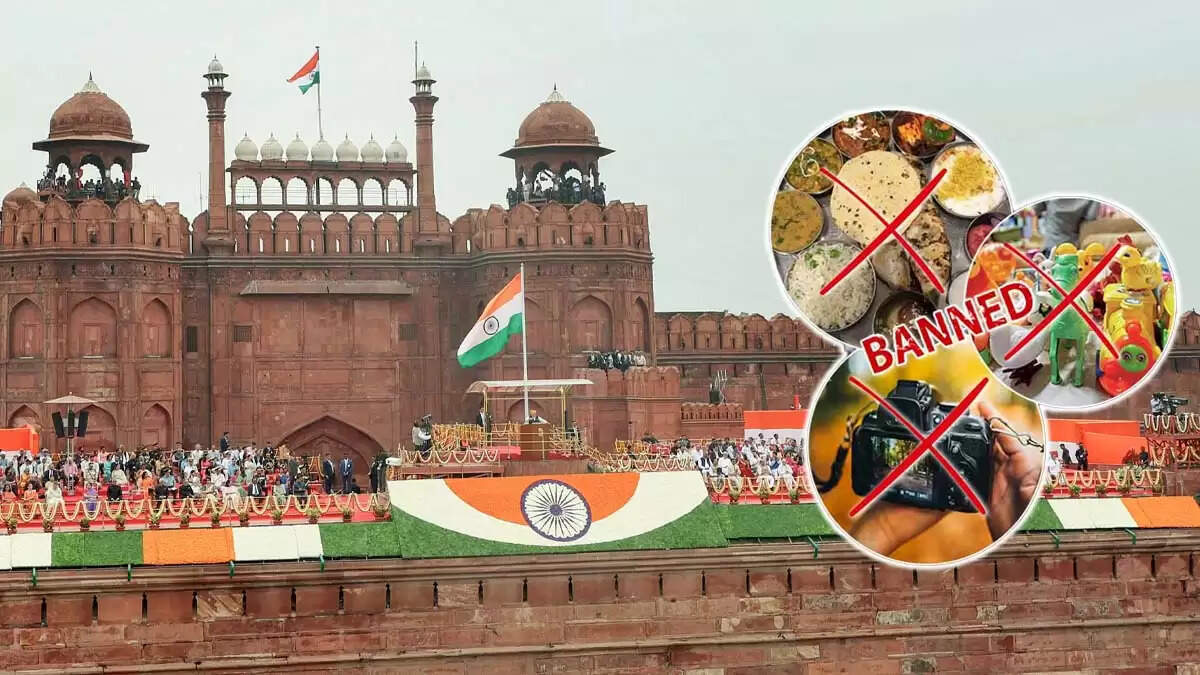 स्वतंत्रता दिवस पर लाल किला में बैन की गई वस्तुएं: जानें क्या ले जाना है मना