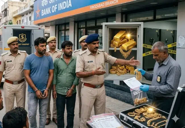 बैंक ऑफ इंडिया में करोड़ों का सोना गायब, तीन कर्मचारी हिरासत में
