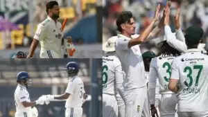 गुवाहाटी टेस्ट: तीसरे दिन बने 12 ऐतिहासिक रिकॉर्ड, भारत की पारी 201 पर समाप्त