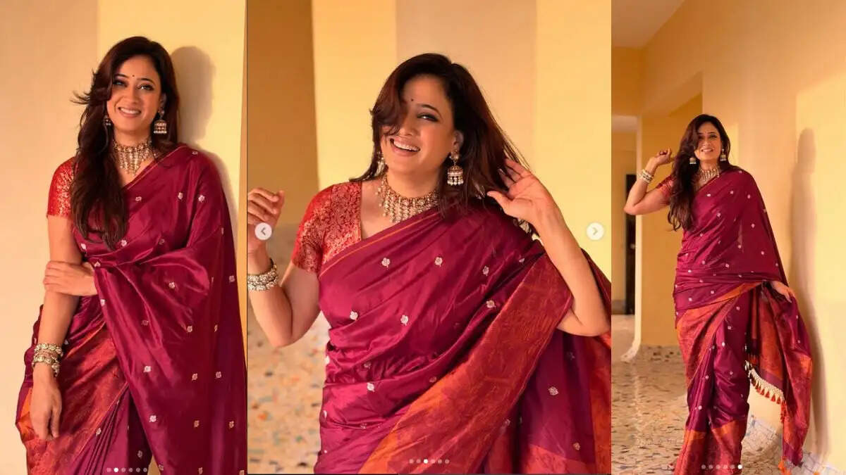 श्वेता तिवारी की साड़ी में खूबसूरती ने मचाई धूम, लेकिन विवाद भी खड़ा हुआ
