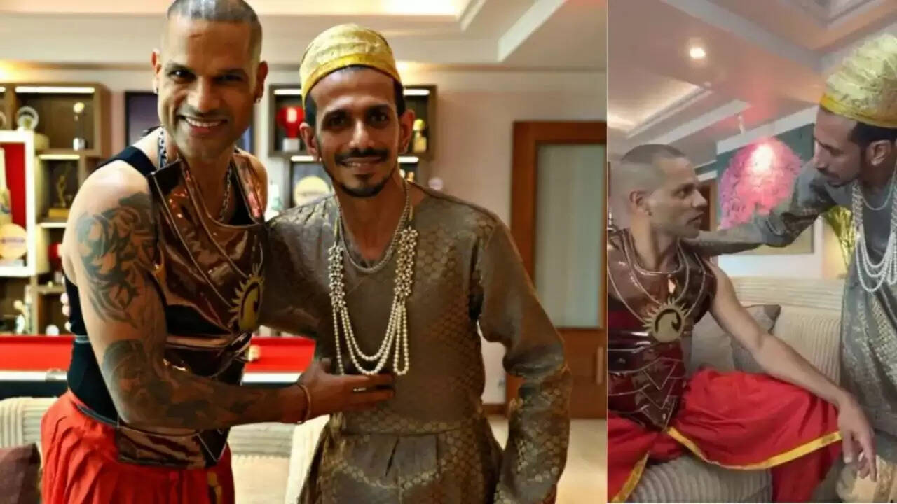 युजवेंद्र चहल और शिखर धवन का मजेदार वीडियो: महाभारत के सीन में दिखा नया अंदाज