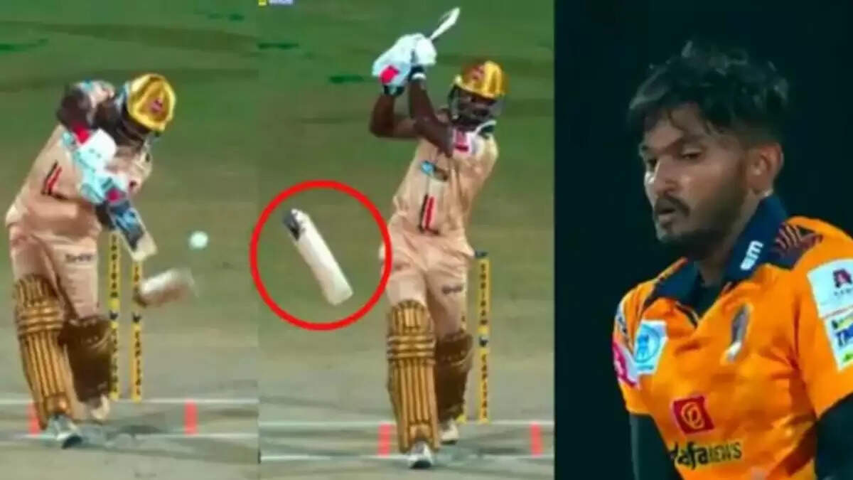 TNPL 2025: बल्लेबाज का टूटा बल्ला, गेंदबाज बाल-बाल बचा