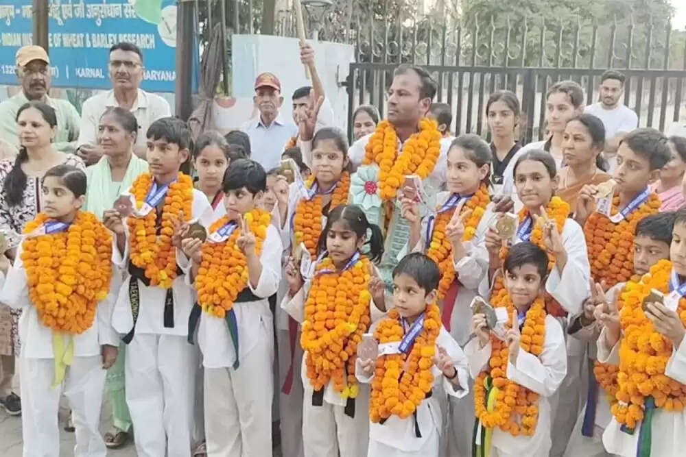 करनाल के खिलाड़ियों ने अंतरराष्ट्रीय ताइक्वांडो चैंपियनशिप में जीते 13 मेडल