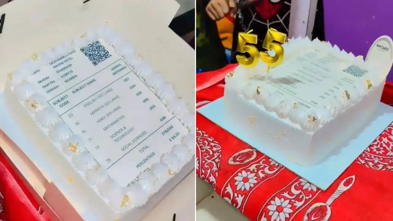 मुंबई में एक परिवार ने कम मार्क्स पर मनाया जश्न, वायरल हुआ वीडियो