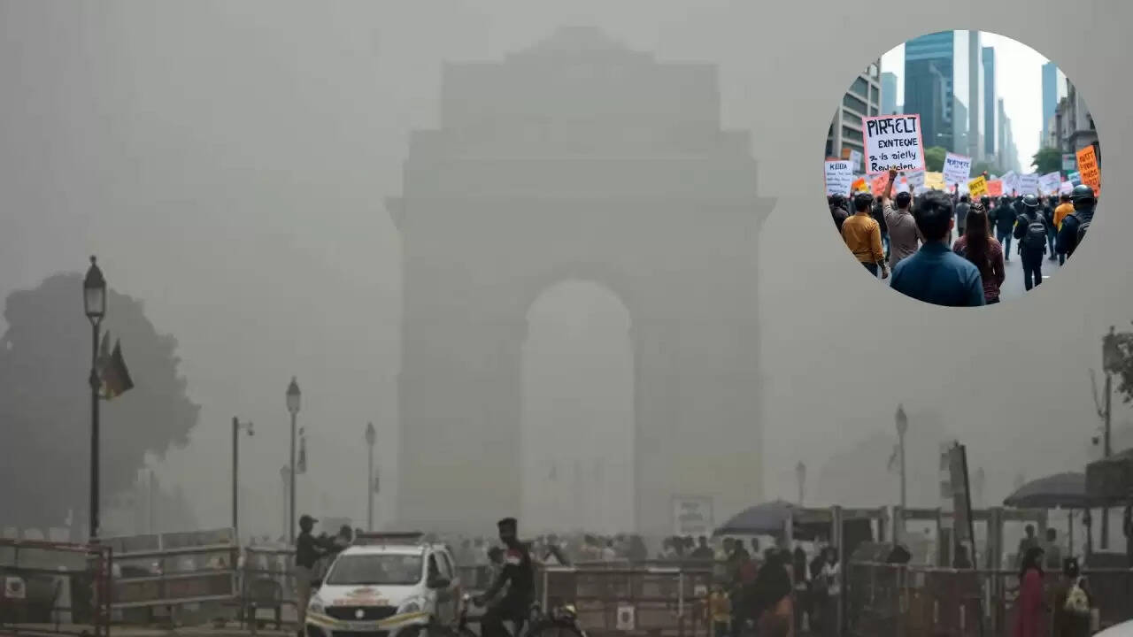 दिल्ली में वायु प्रदूषण के खिलाफ प्रदर्शन: क्या सरकार उठाएगी ठोस कदम?