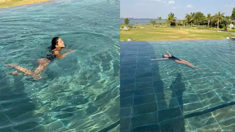 प्रियंका चोपड़ा ने ब्लैक मोनोकिनी में इंटरनेट पर मचाई धूम