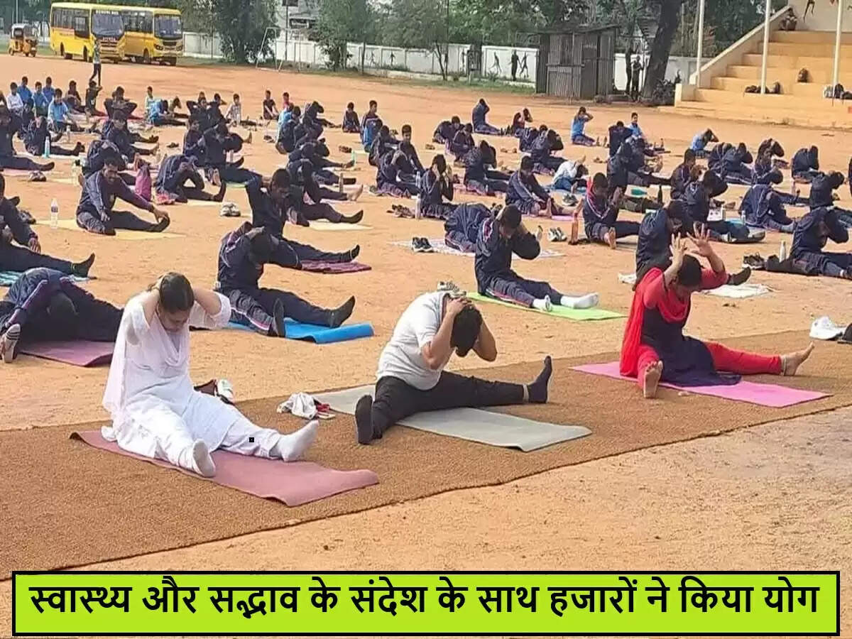 तेलंगाना में अंतर्राष्ट्रीय योग दिवस का भव्य उत्सव