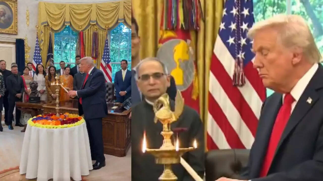 डोनाल्ड ट्रंप ने व्हाइट हाउस में दिवाली मनाई, मोदी से व्यापार पर चर्चा