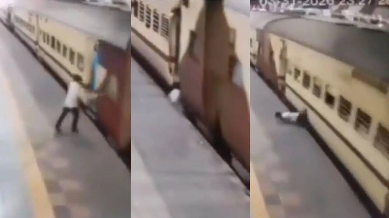 भोपाल रेलवे स्टेशन पर युवक का खौफनाक हादसा, सीसीटीवी वीडियो वायरल