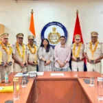 फरीदाबाद पुलिस के 8 सदस्यों का विदाई समारोह आयोजित