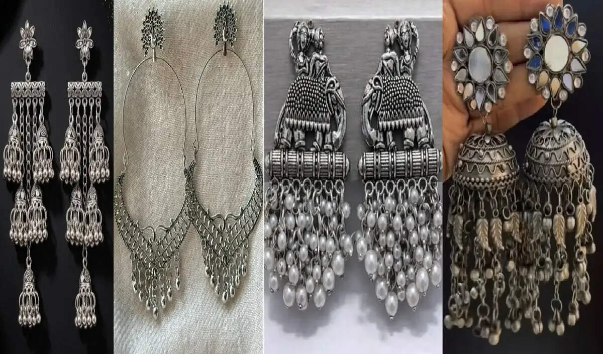 ऑक्सीडाइज्ड इयररिंग्स के ट्रेंडी डिज़ाइन जो आपके एथनिक लुक को बनाएंगे खास