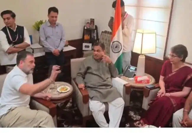 राहुल गांधी और प्रियंका गांधी की नितिन गडकरी से मुलाकात ने राजनीतिक हलचल पैदा की