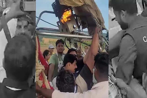मध्य प्रदेश के मुख्यमंत्री मोहन यादव की हॉट एयर बैलून में आग लगने से बाल-बाल बचत