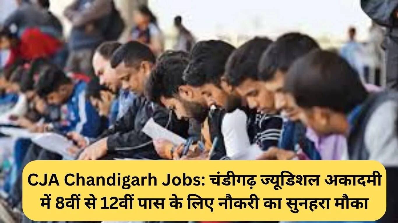 चंडीगढ़ ज्यूडिशल अकादमी में मल्टी यूटिलिटी स्टाफ के लिए भर्ती का सुनहरा अवसर