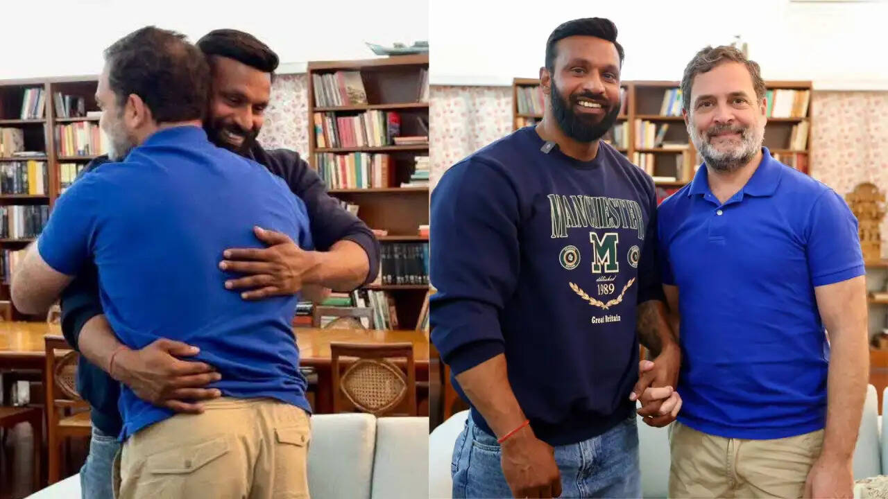 कांग्रेस नेता राहुल गांधी से मिले जिम संचालक दीपक कुमार: एकता और साहस का संदेश