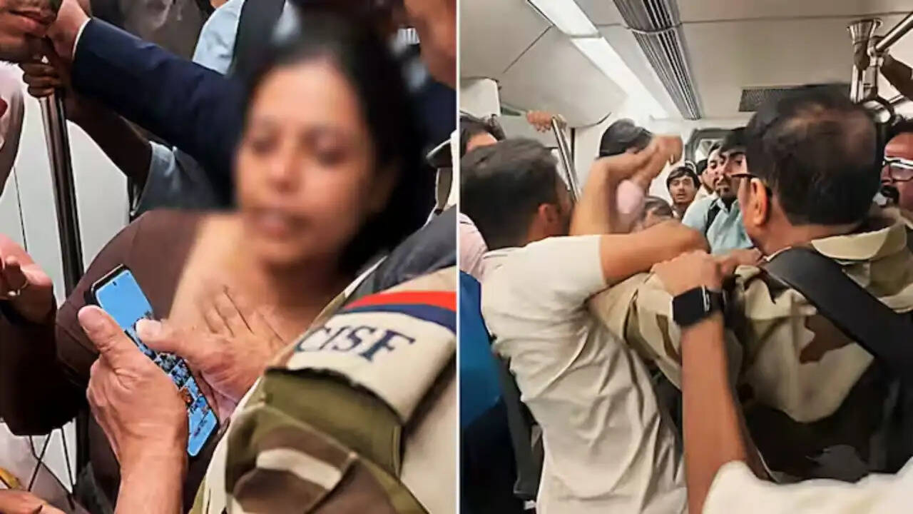 दिल्ली मेट्रो में महिला यात्री पर सुरक्षाकर्मी के खिलाफ आरोप