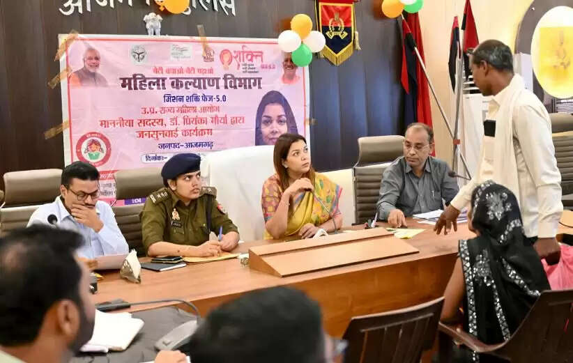 उत्तर प्रदेश में महिलाओं के अधिकारों की सुरक्षा के लिए प्रतिबद्धता दर्शाते हुए डॉ. प्रियंका मौर्य का दौरा