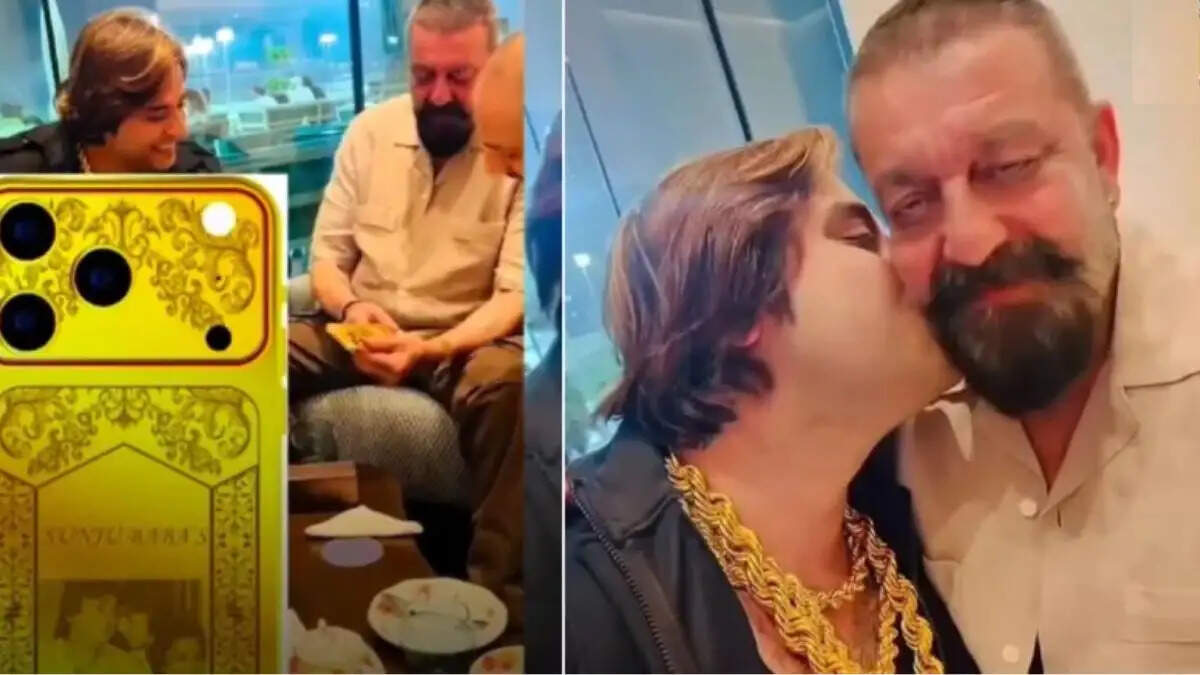 संजय दत्त को मिला गोल्ड-प्लेटेड iPhone 17: पाकिस्तानी फैन का अनोखा तोहफा