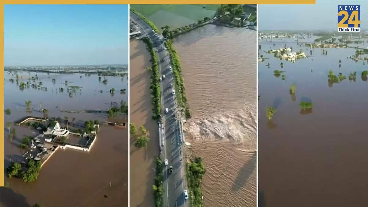 पंजाब में बाढ़: 21,000 लोगों का रेस्क्यू, हालात गंभीर