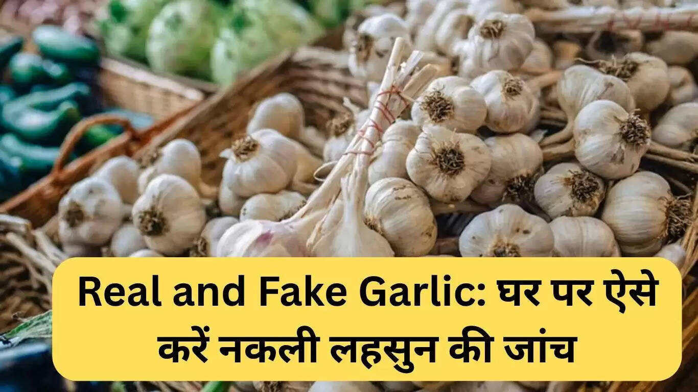 कैसे पहचानें असली और नकली लहसुन: घर पर करें जांच