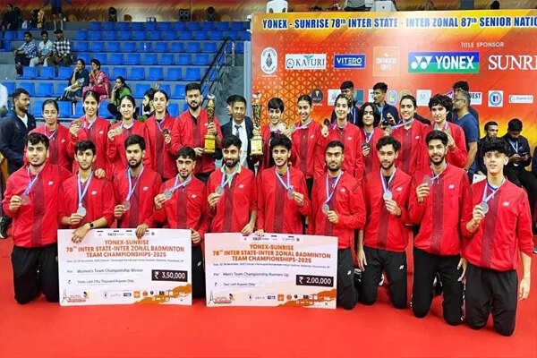 हरियाणा की बैडमिंटन टीमों ने राष्ट्रीय चैंपियनशिप में जीते पदक