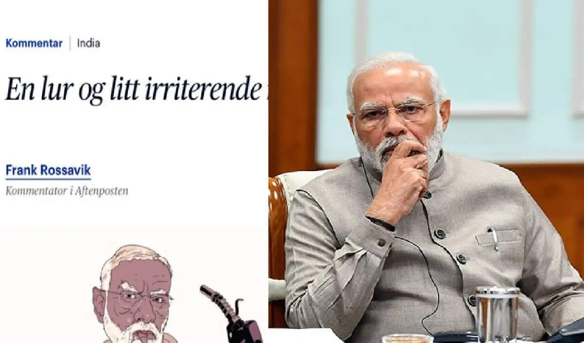 नॉर्वे के अखबार में पीएम मोदी का नस्लवादी कार्टून, सोशल मीडिया पर भड़का विरोध