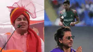 संगीत सोम का विवादास्पद बयान: मुस्ताफिजुर रहमान और शाहरुख खान पर तीखा हमला