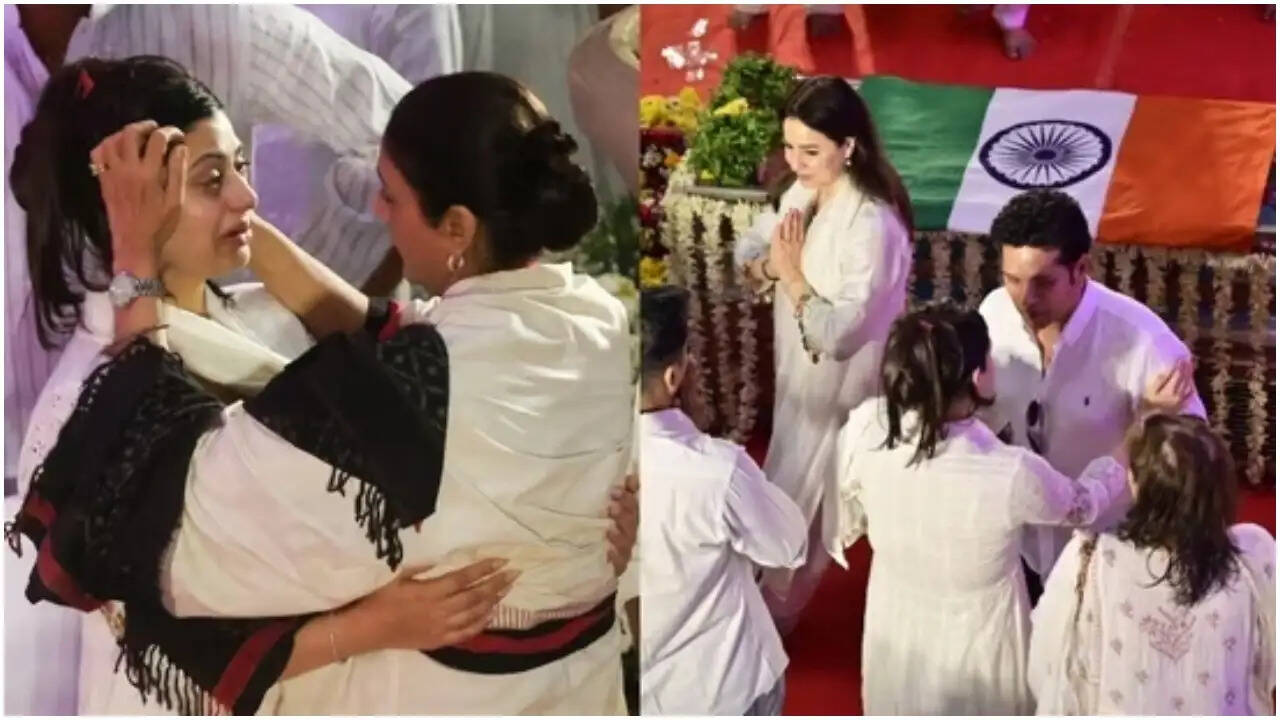 आशा भोसले को भावुक विदाई, बॉलीवुड और क्रिकेट जगत से श्रद्धांजलि