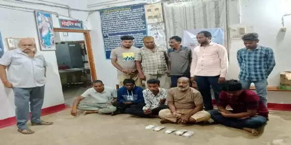 पांच जगहों पर जुआ खेल रहे 26 लोग पकड़ाए